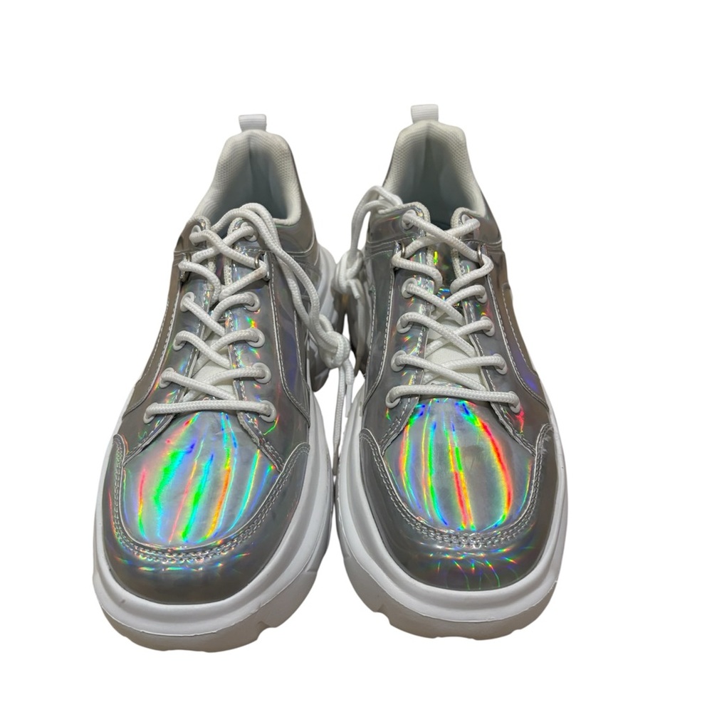 Freewalk Foam Fit Platform Sneakers Iridescent Size 7